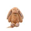 Cute Floral Bunny Plush Toy Soft Stuffed Rabbit Doll for Kids Girls Birthday Gift Pink 12 Inch