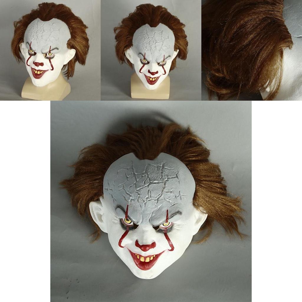 Máscara de Látex Auténtica de Pennywise de Stephen King Perfecta Para Halloween Eventos de Cosplay
