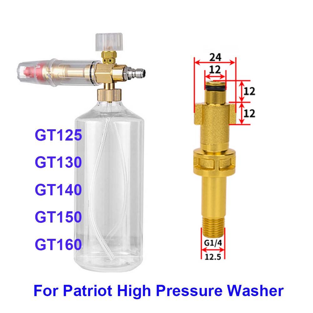 High Pressure Washer 1000ml Snow Foam Lance Soap Bottle Foam Generator for Patriot GT125 GT130 GT140 GT150 GT160 Car Washer
