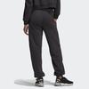 Adidas Originals Trefoil Sweatpants, Women Daily Casual Soft Comfort Straight Leg Black Bottoms HU1622