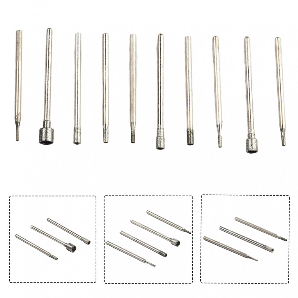 Diamond Burr Core Grinding Head Cemented Carbide 42-45mm Length