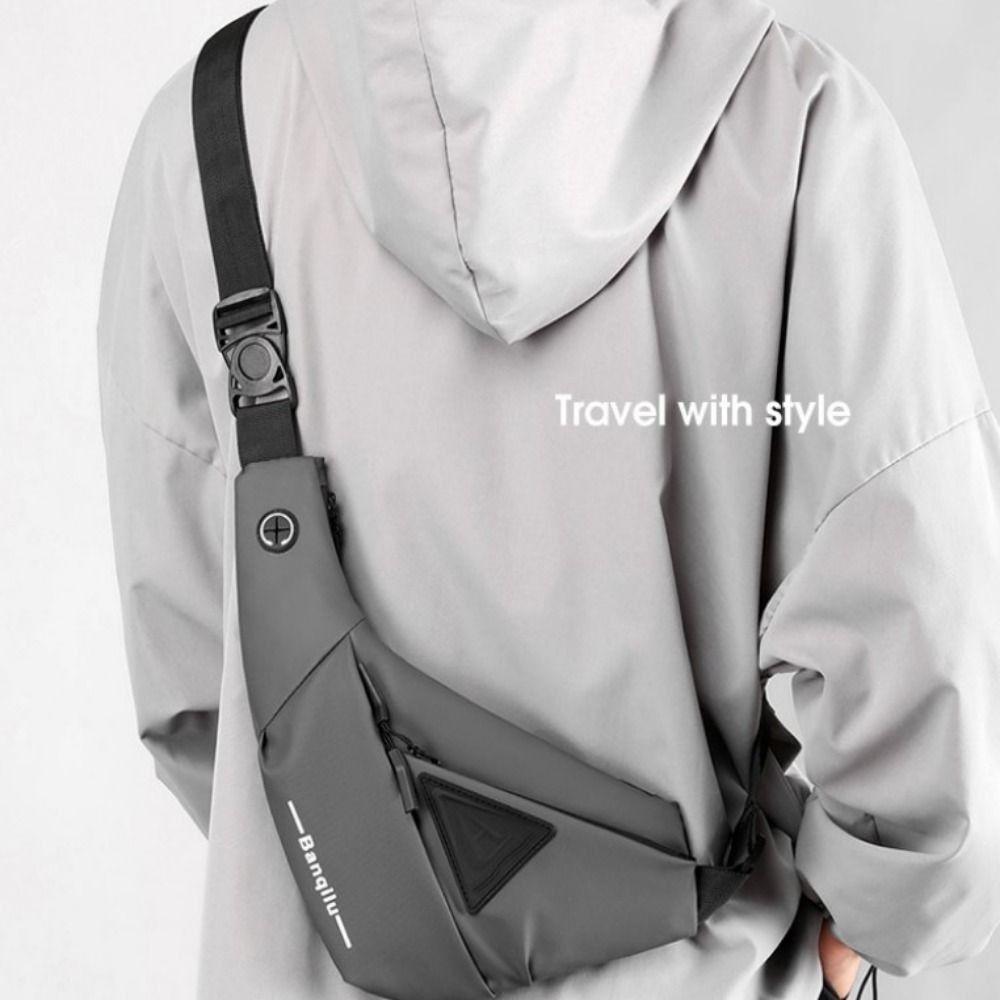 Leichte Brusttasche Große Kapazität Umhängetasche Herren Umhängetasche Reisen