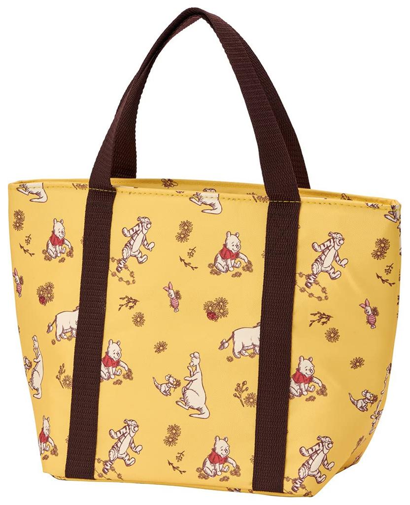 Skater Insulated Cooler Bag with Wet Wipe Disney Winnie the Pooh Pocket, (KCLBP1-A)