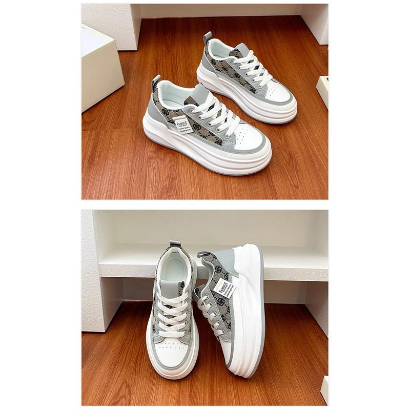 Women's Shoes Fashionable Casual Breathable Thick Soled Sports Shoes Board Shoes