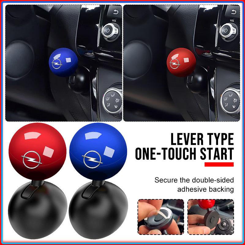 Car Logo Push Start Button Lever Creative Protective Cover For Opel Astra H G Corsa Insignia Astra Antara Meriva Zafira Interior
