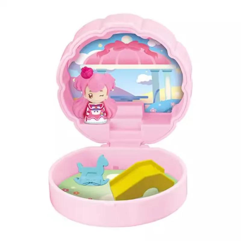 Orijinal Pretty Cure Precure Gashapon Oyuncakları Makyaj Kutusu Ev Anime Figür Model Süs Eşyaları Oyuncaklar