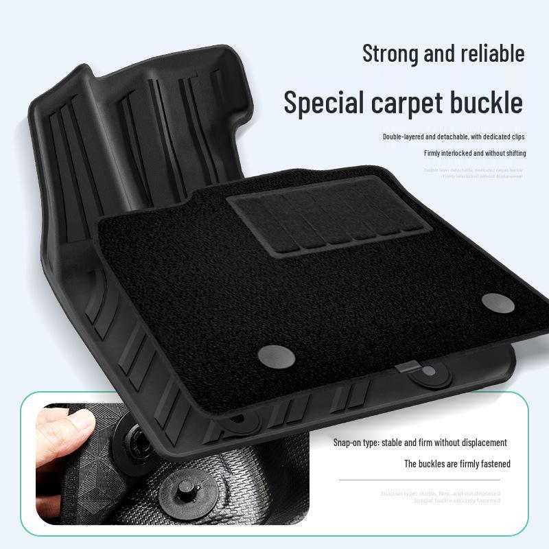 Custom TPE Floor & Trunk Mats for Toyota BZ5 - Stain-Resistant & Waterproof.