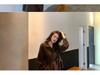 Hepburn Style Black Waist-Cinching Slim Long Dress - Classic Versatile Autumn/Winter Korean Shirt Collar Dress for Women