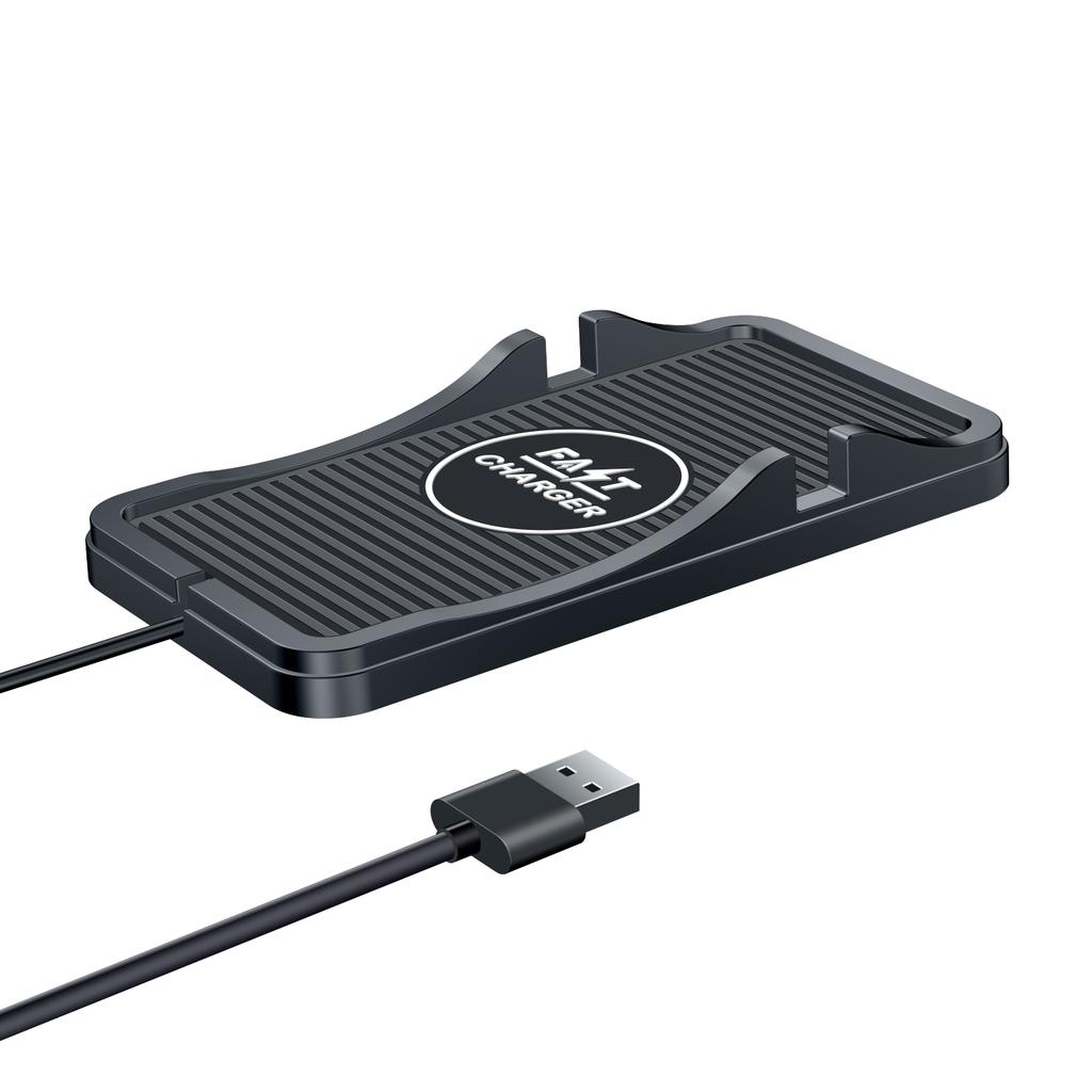 Kabelloses Auto-Ladegerät LadePad LadeMatte Schnell 15W 10W 7.5W Quick Charge Adapter Ständer Halter für iPhone 16 15 14 13 Samsung S25 S24