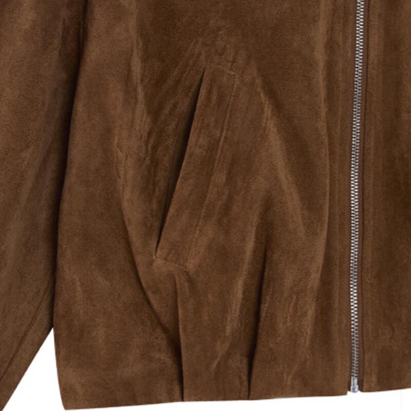 IMAN Women's Maillard Faux Suede Short Jacket