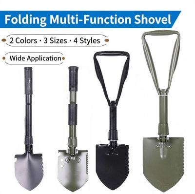 Multifunctional Folding Shovel Portable Outdoor Camping Garden Fishing Spade Emergency Survival Adventure Equipment