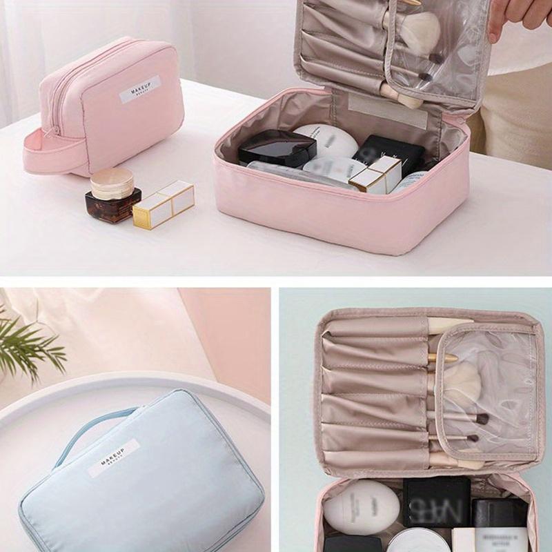 1pc Portable Cosmetic Bag, Gift for Valentine's Day for Travel Storage Bag, Makeup Bag, Cosmetic Bag, Vacation Organizer, Large Capacity