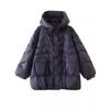 Retro Medium and Long Down Jacket Women's Winter Fashion Design Sense Twist Tassel Warm White Duck Down Jacket Mother Outfit