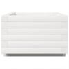 Plant Pot White 70x40x26.5 Cm Solid Pine Wood