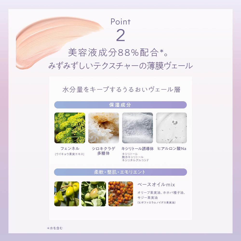 Naturaglace Radiant Skin Perfector N 30g SPF32 PA++ Radiant Bouquet Scent Makeup Base Pink Beige