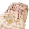 Plysjtrekk pledd Kanin Plysj pledd fortykning vinterteppe Coral Fleece til sengesofa pledd trekk pledd lurteppe