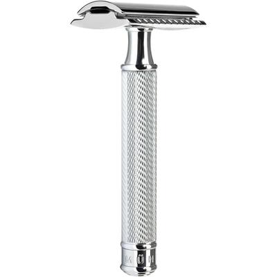 Muhle Traditional R89 Double Edge Safety Razor Metal Closed Comb Sensitive Skin Beginner Friendly German Design
