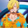 Рубашка с короткими рукавами для косплея «Egghead Island Sanji» в стиле аниме One Piece