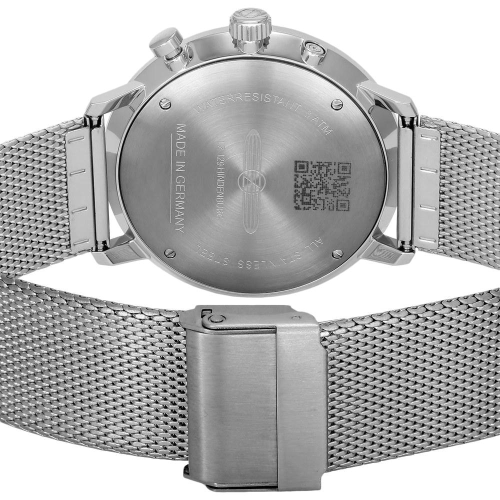 Zeppelin Hindenburg Moonphase Wristwatch 7036M1 Silver Dial Men's