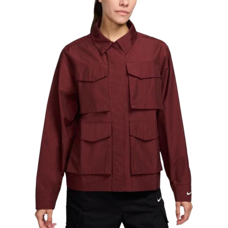 Nike Jackets Women's Red Lapel Moderate Other HJ1008-619