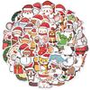 50 Christmas Animal Graffiti Stickers Personalized Decoration Guitar Notebook Suitcase DIY Waterproof Stickers