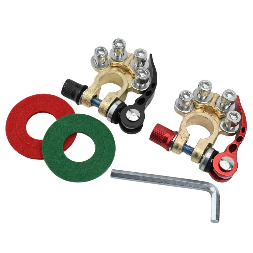 2Pcs Battery Terminals Battery Terminals Connectors