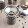 1/2Pcs Stainless Steel Funnel with Non-Slip Handle, Food Grade Metal Kitchen Filling Funnel, Wide Mouth Canning Funnel for Bottles & Jars