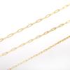 14K Gold-Filled O-Link Paperclip Chain Tassel Bracelet DIY Handmade Necklace Jewelry Materials