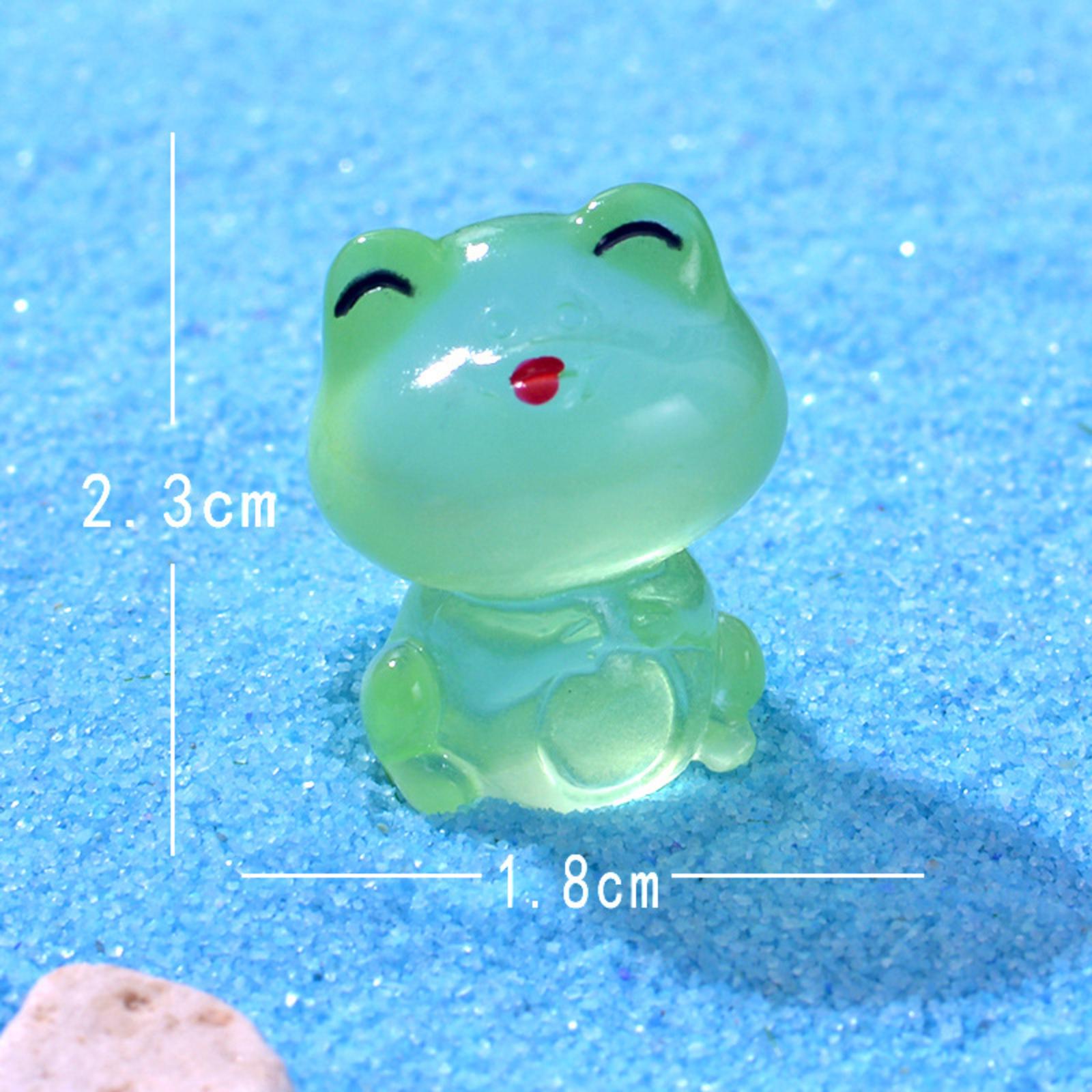 

Moss Micro Landscapes Luminous Cute Frogs Aquarium Fish Tank Landscaping DIY Decoration Accessories Minis Ornaments One Size