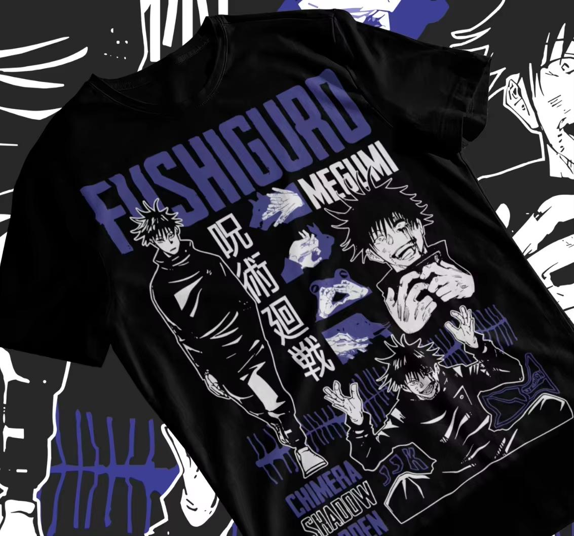 Jujutsu Kaisen Anime Gojo Satoru Printed Tshirt Unisexs and Womens Tshirt Unisexs Top Sports Tshirt Unisexs Tshirt Summer Tee S