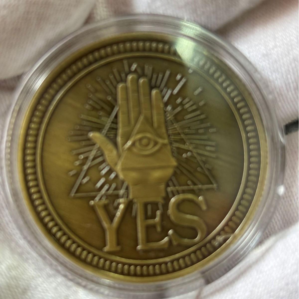Yes/No Magic Coins: Lucky Toy & Collectible Medals, Commemorative & Play Coins, Metal Crafts.