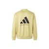 adidas 2024 Koleksiyonu Bölüm 01 Düz Logo Baskılı Bisiklet Yaka Sweatshirt Unisex Sweatshirt Altın IN7697