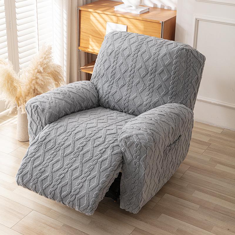 

Double-Sided Jacquard Cotton Velvet Recliner Sofa Cover 4-piece (Single Set - Enlarged)