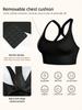 Women's Sports Bra with Adjustable Buckle Design, Suitable for Yoga and Gym Training - Breathable Elastic Fabric.