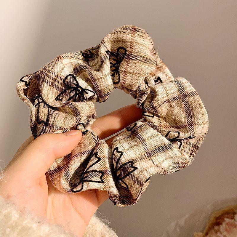 

1 шт. Французский ретро стиль Академия Серия Бант Кольцо для волос из толстой кишки Американский галстук Хвост Веревка для волос Аксессуары для волос