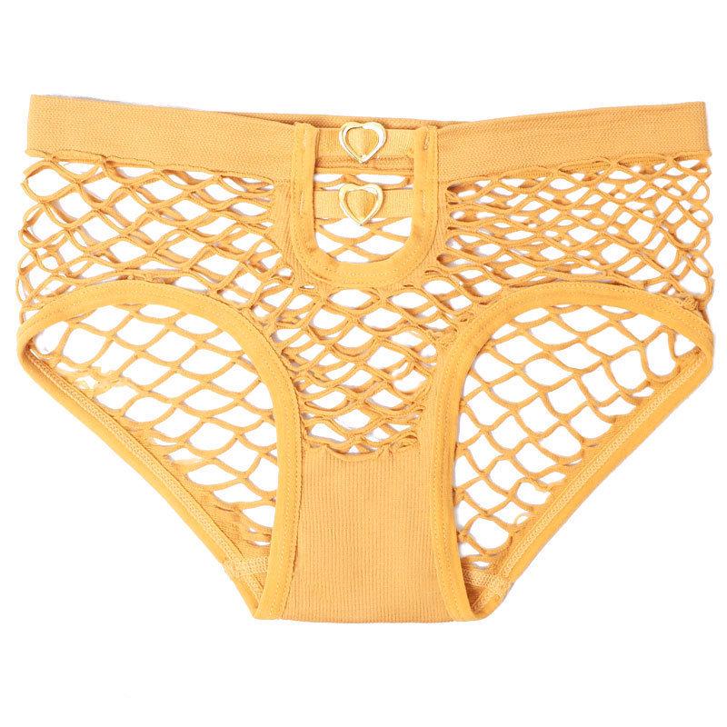 Yan Beiwei Sexy Cutout Fishnet Pants - Seductive Women's Underwear Style 8851