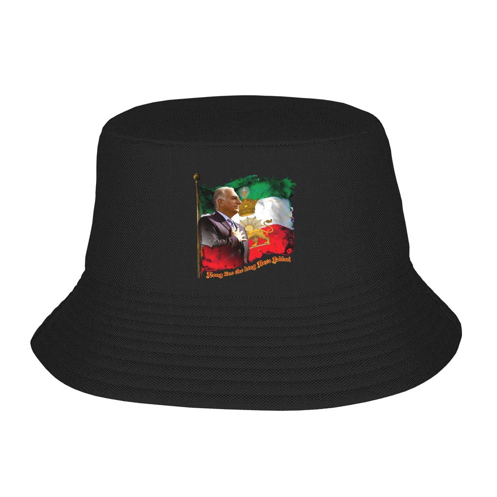 Individueller Unisex Bucket Hat Lang lebe der König Reza Pahlavi Strand Sonne Sommer Anglerhut