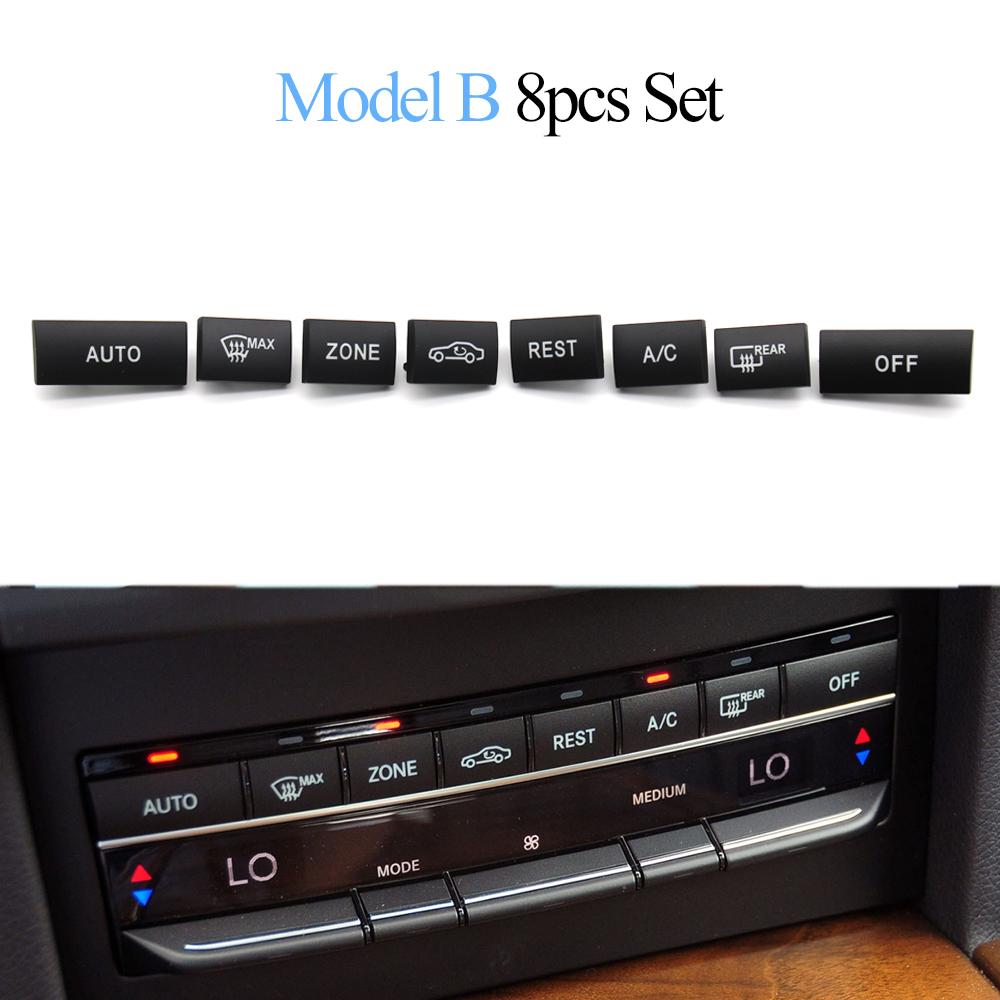 

Центральная консоль автомобиля, кондиционер, кнопка обогрева переменного тока, крышка переключателя климат-контроля для Mercedes Benz E Class W212 Model B 8PCS