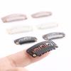 U Shape Metal With Rubber Hair Snap Clips Hair Extension Clips Weave Toupee Clips Wig Clips