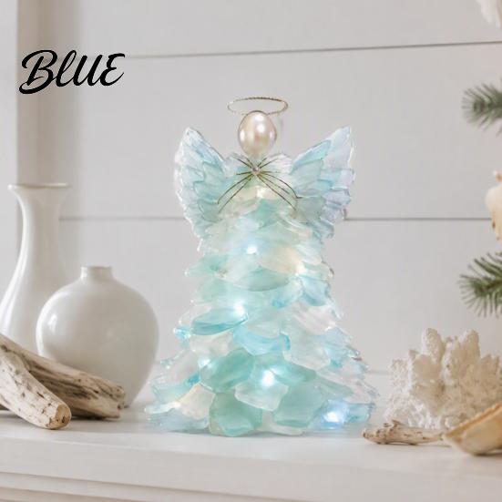 Handmade Christmas Figurine Table Decor Snowman Reindeer Kit Santa DIY Lighted Wreath Tree Decor Xmas