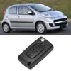 Vvikizy Remote Key Case 3-Button Remote Key Shell, Compatible with Peugeot 107 207 307 407 408 Auto Airbag