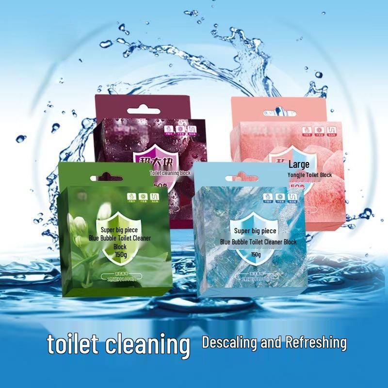 

** New! Get 2 Boxes: Enhanced Blue Bubble Fragrance Toilet Cleaner for Odor Control & Deodorizing. **