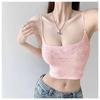 Sparkle Rhinestone Strapless Padded Camisole - Sexy Slim-Fit with Beautiful Back Design