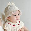 Spring Baby Girls' Fashion Flower Sun Hat - Sun Protection for Young Children
