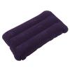 Portable Inflatable Flocking Pvc Pillow Camping Sleeping Air Pillow For Travel Outdoor Hiking Flight Foldable Head Rest Pillow
