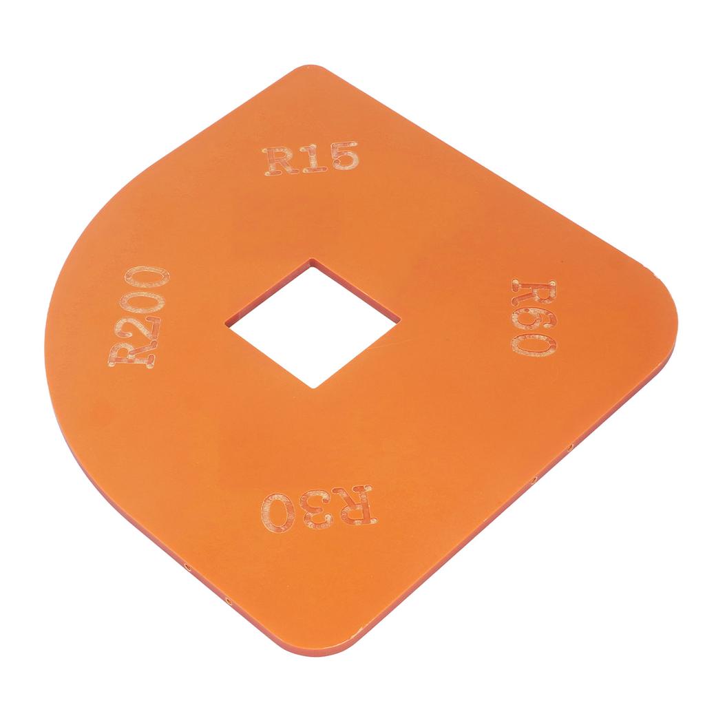 Rounded Corner Locator R15 R30 R60 R200 Radius Template Jig for Cabinet Closet Cutting Woodworking