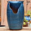Large Handmade Coarse Pottery Succulent Flower Pot with Shallow Cut Opening