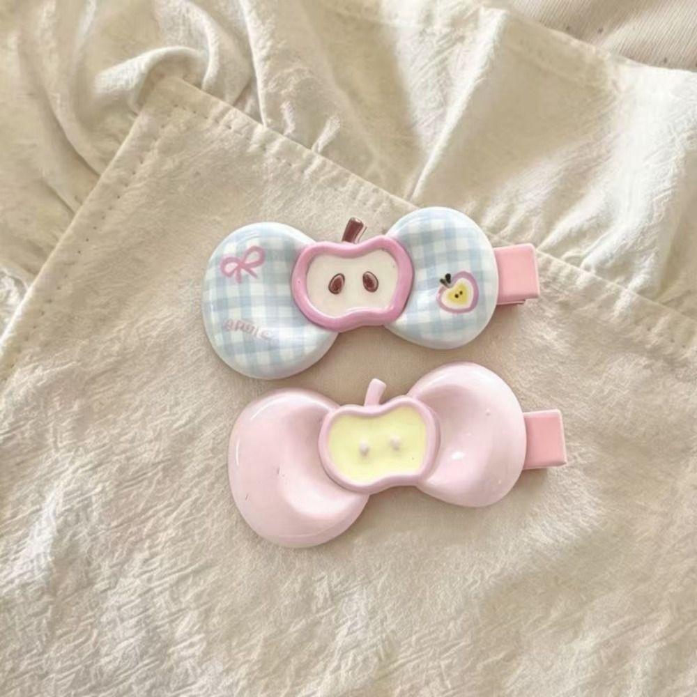 Bowknot Bow Hair Clip Cartoon Girl's Hair Clip New Duckbill Hair Clip for Girls Daily Hair Styling