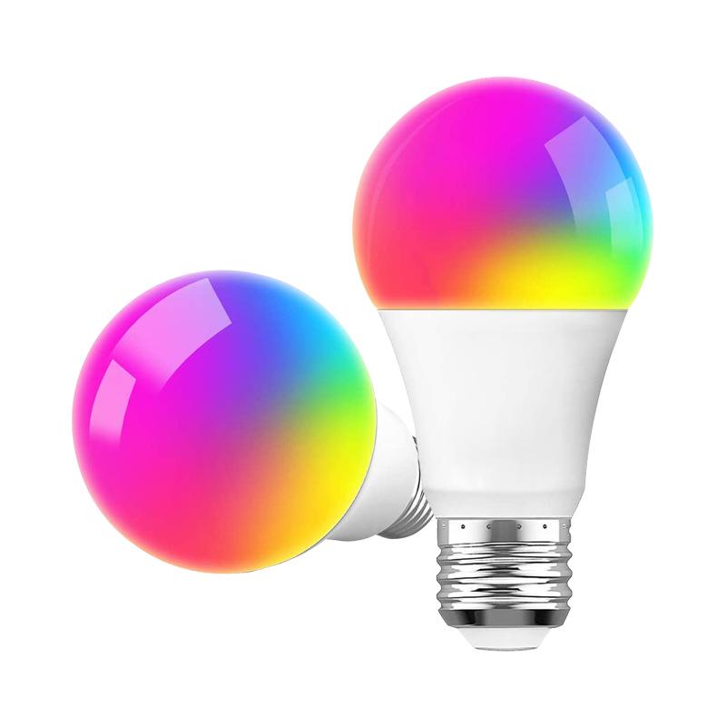 WiFi Smart RGB LED Bulb E27 9W, Seven-Color