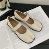 Chic Flats Split Toe Shoes Women Mary Jane Single Shoes 2025 Vintage Shallow Mouth Loafers Zapatos De Mujer Size 35-41